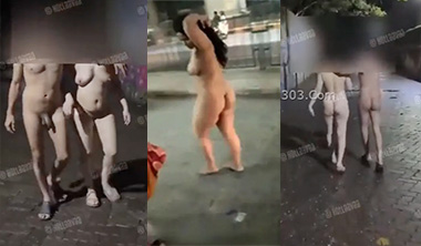 Indian Horny Couple Public Dare – Nude Street Showing Leaked