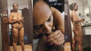 Tamil Mature Aunty Blowjob – Fucking With BF In Hotel
